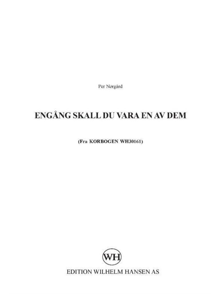 Engang Skall Du Vara En Av Dem